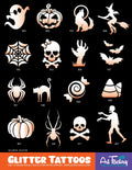 HALLOWEEN COLLECTION - 80 Stencils + Display