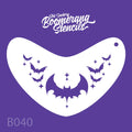 Bat Crown Boomerang Stencil by the Art factory