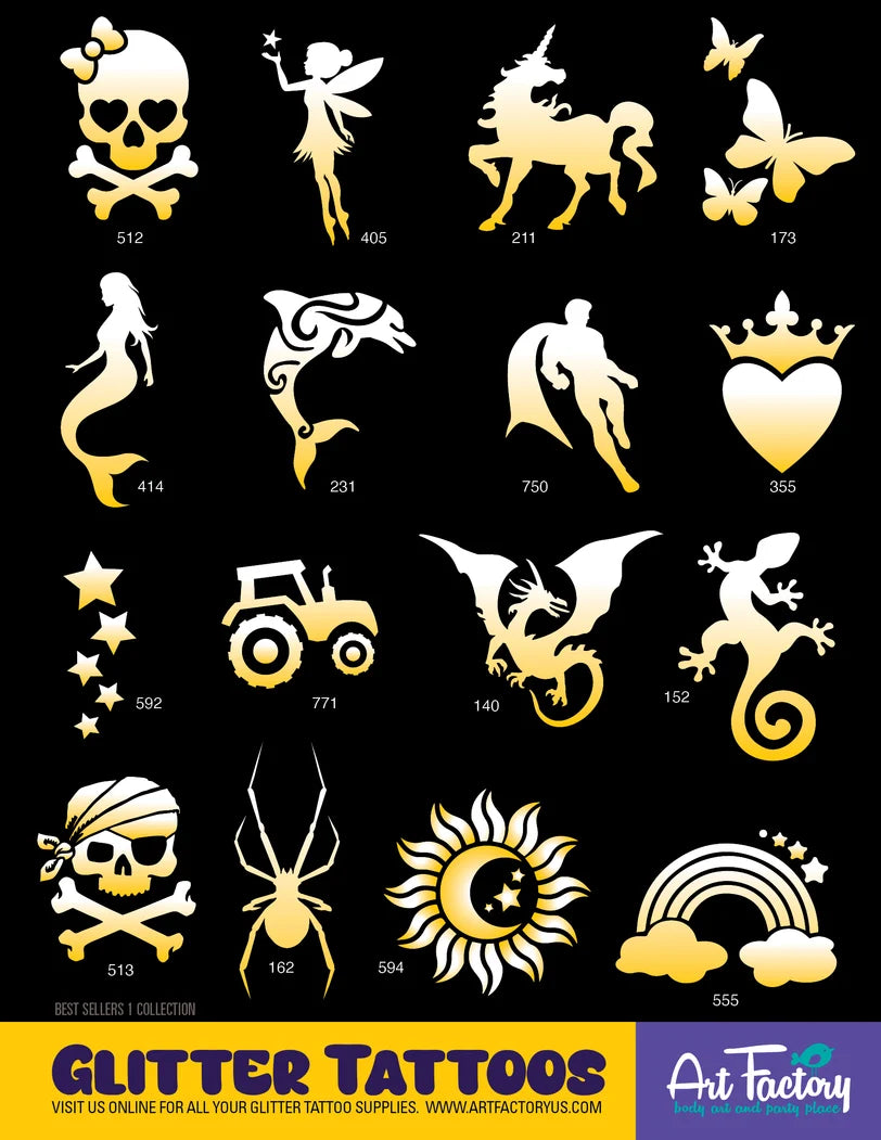 BEST SELLERS COLLECTION- 80 Stencils + Display