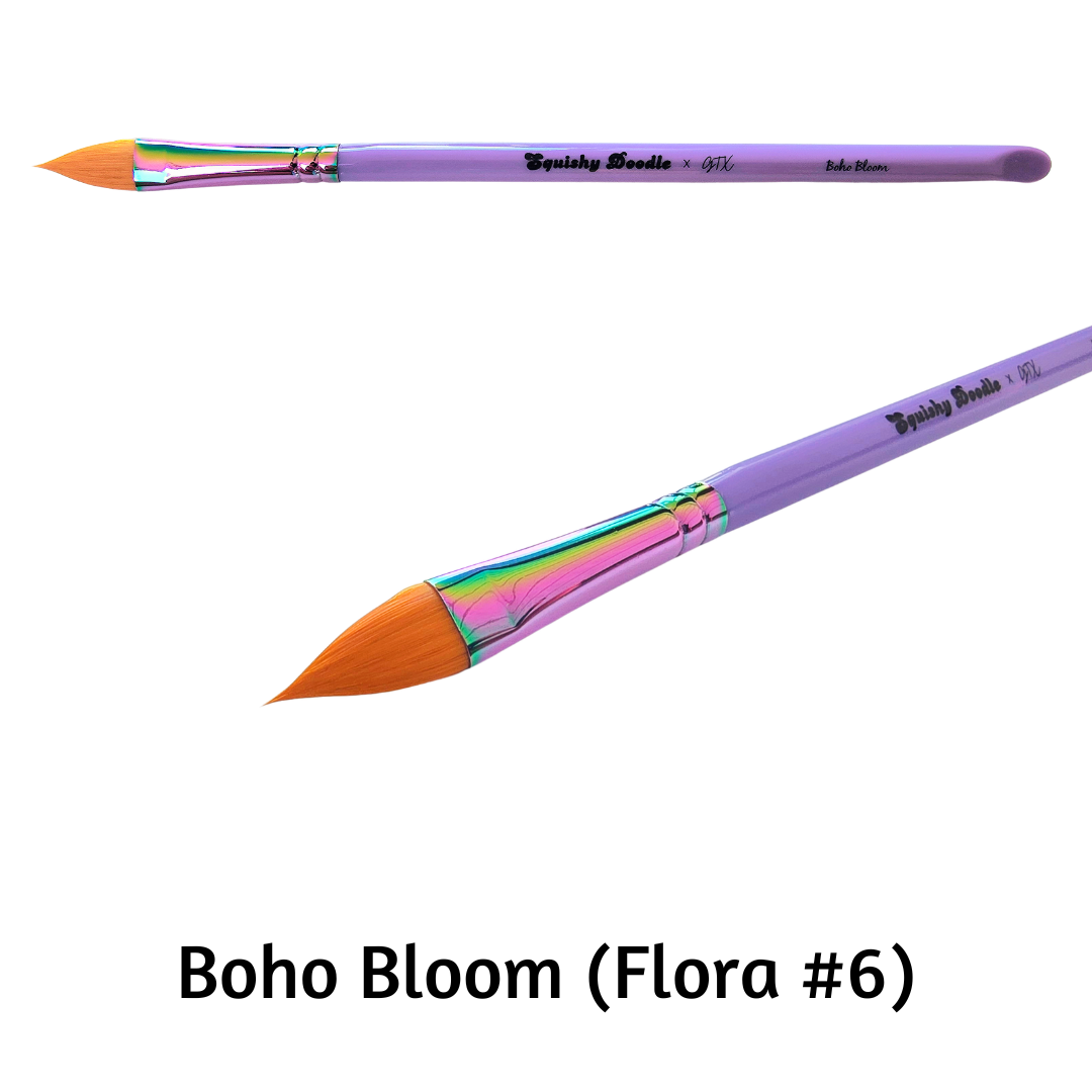 Squishy Doodle GTX - "Boho Bloom" #6 Petal Brush