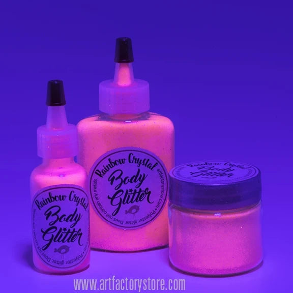 UV Wild Pink - Rainbow Crystal Loose Glitter-- .5oz poofer