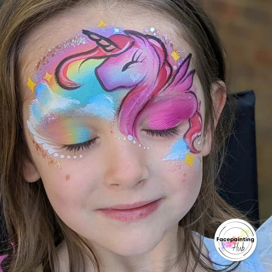 PRESALE Daydream Face Painting Hub Easy Load Rainbow Cake