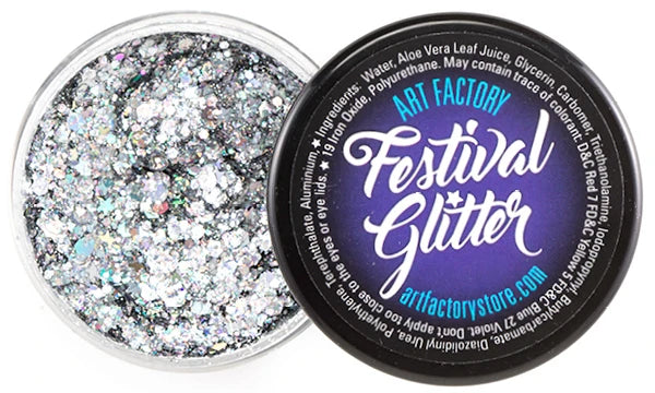 Festival Glitter Gel – Starstruck Silver | Art Factory
