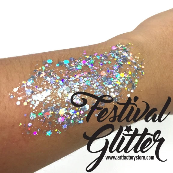 Festival Glitter Gel – Starstruck Silver | Art Factory