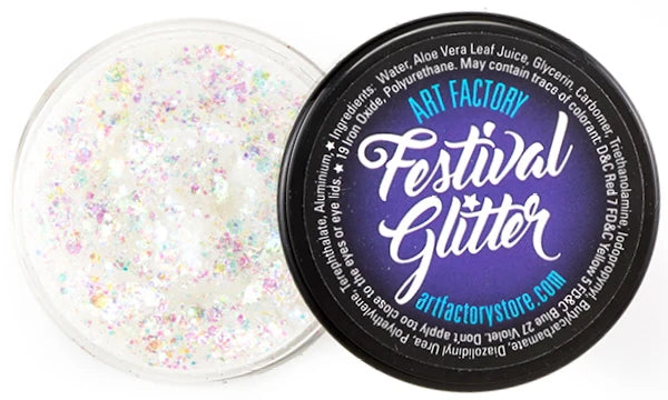 Festival Glitter Gel — Snowflake (Iridescent Clear) | Art Factory