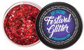 Festival Glitter Gel — Cherry Bomb (Deep Holographic Red) | Art Factory