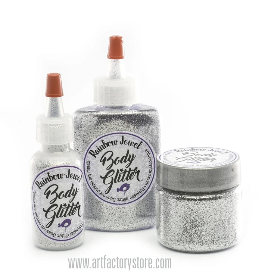 Silver Rainbow Jewel Loose Glitter