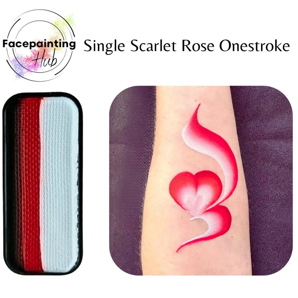 PRESALE Face Painting Hub - Single Scarlet Rose Onestroke