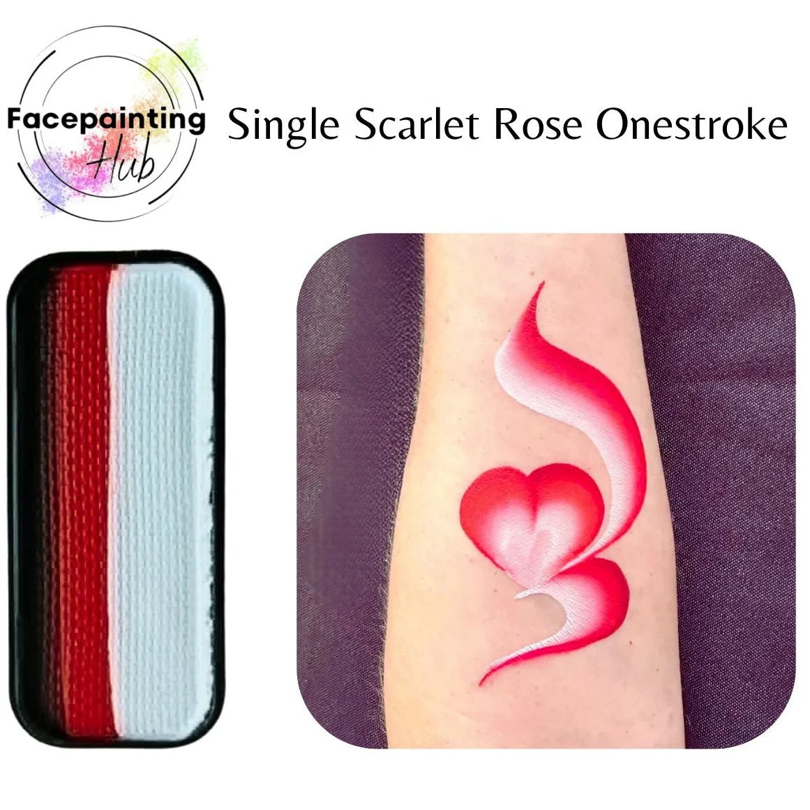 PRESALE Face Painting Hub - Single Scarlet Rose Onestroke