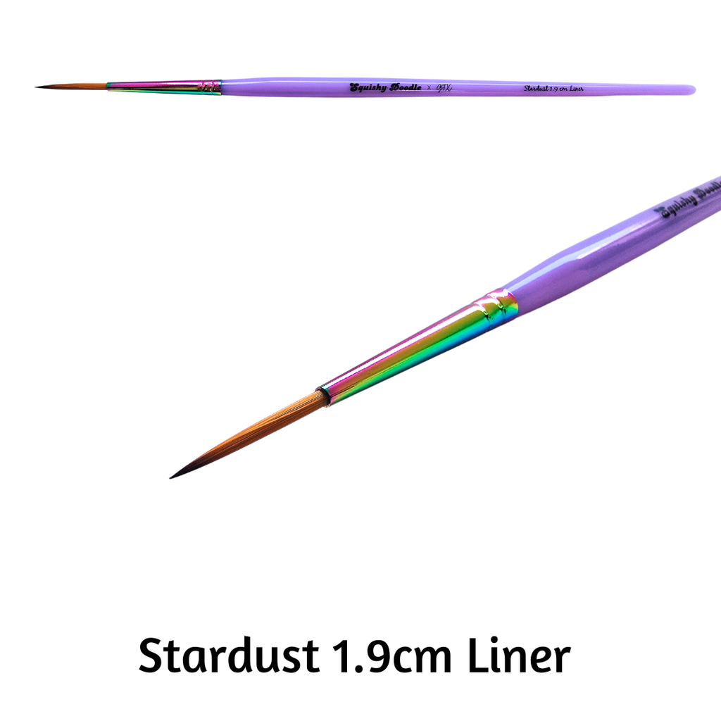 Squishy Doodle GTX - "Stardust" Long Liner Paintbrush