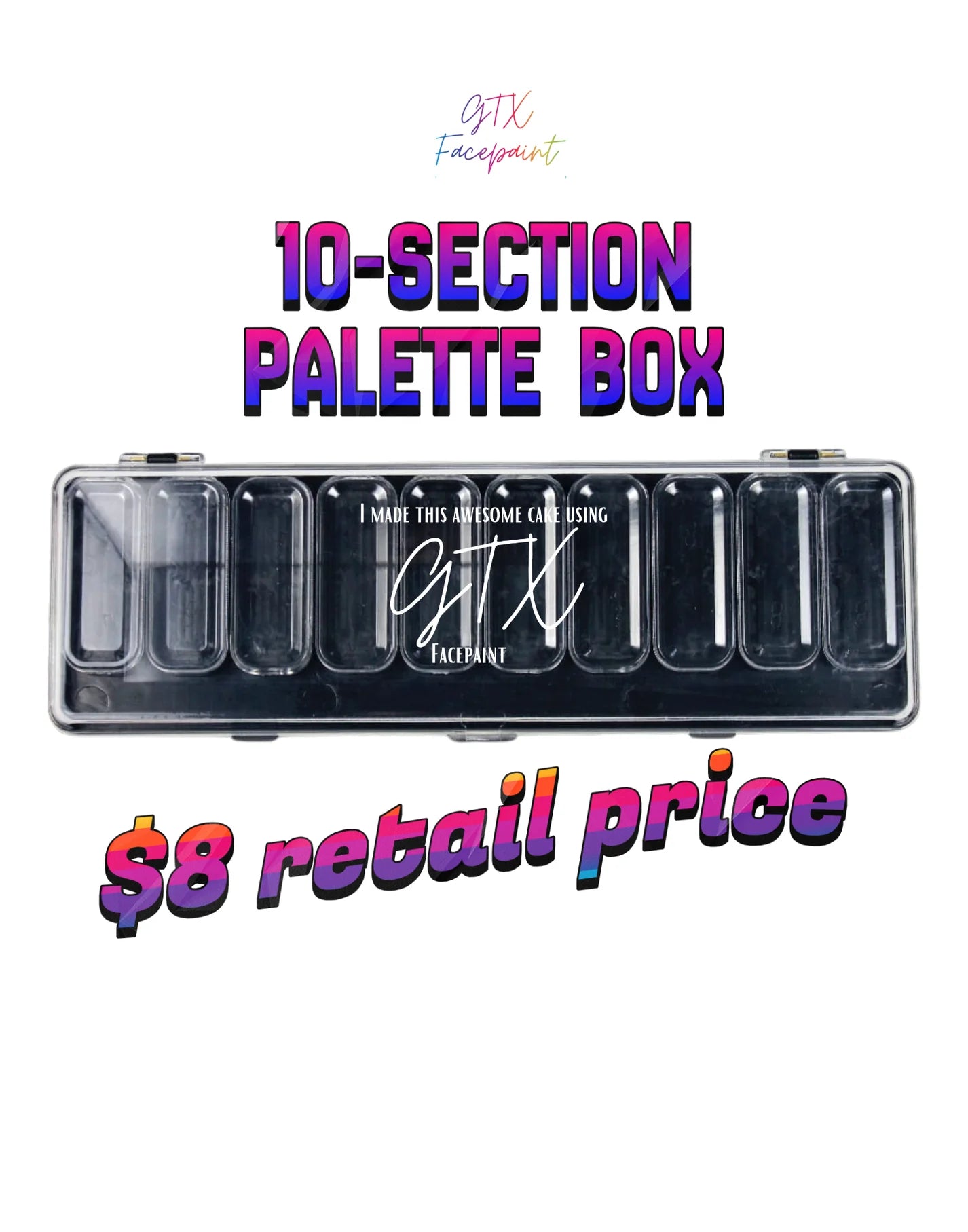 Palette Box- 10-section