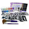 All-in-One Pro Glitter Tattoo Kit — 100 Tattoos (Artist-Tested, Event-Ready)